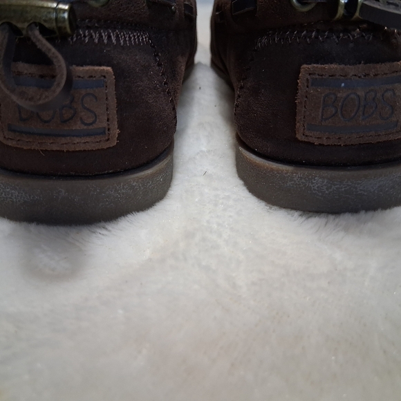 Skechers BoBs Women's Brown Slip-On Flats - Picture 6 of 9